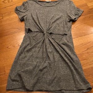 Cutout T-shirt dress